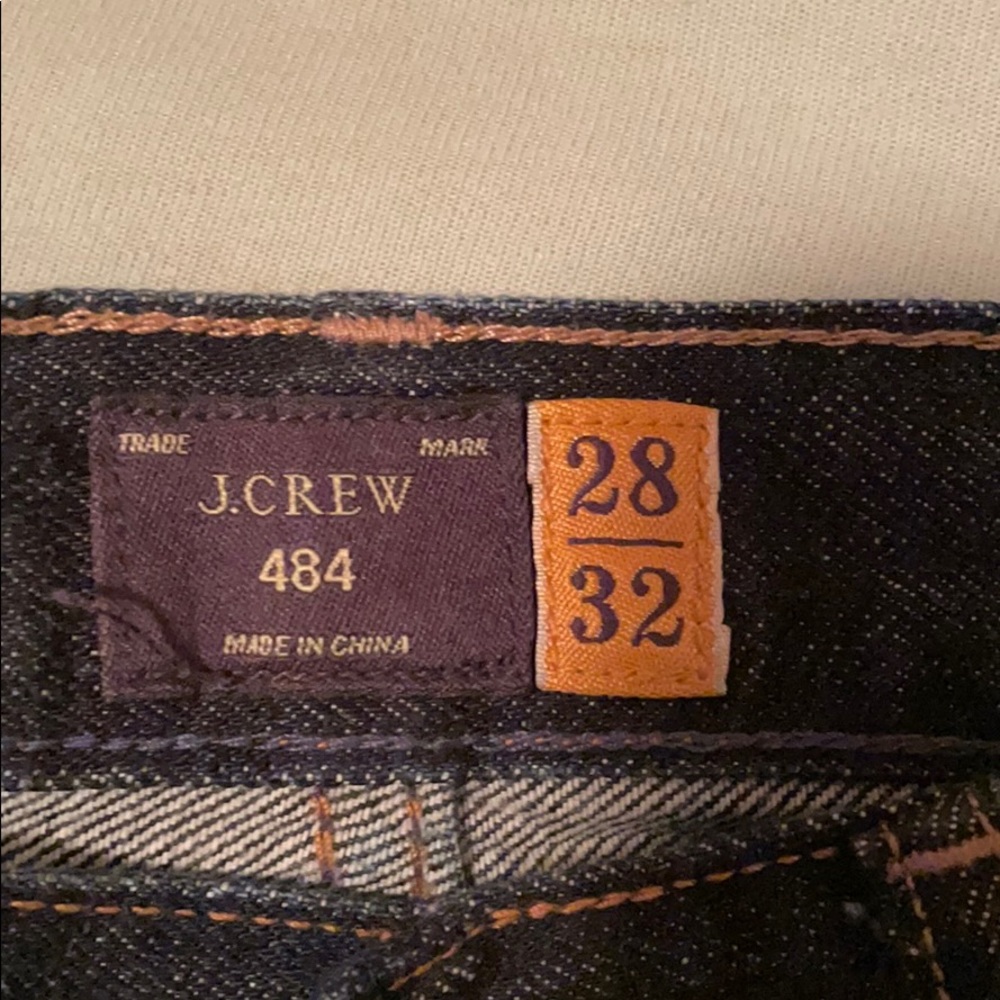 J Crew 484 Resin Dark Wash Denim